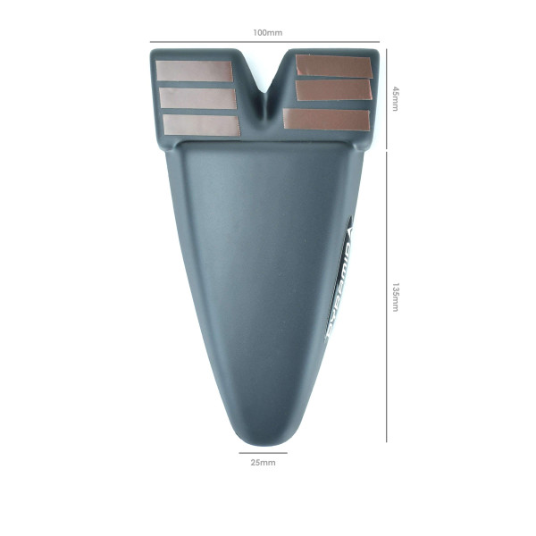 Pyramid Plastics Pyramid ductail urban | matte black - rear protection
